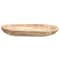 14.5&#x22; Hand-Carved Paulownia Wood Bowl